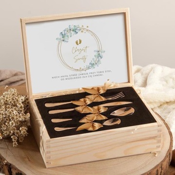 ДЕТСКИЕ СТОЛОВЫЕ ПРИБОРЫ Подарок на Крещение, УНИВЕРСАЛЬНЫЙ