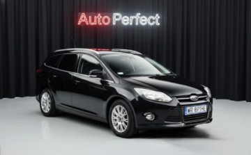 Ford Focus III Kombi 1.6 Duratorq TDCi DPF 115KM 2012 Ford Focus SW 1.6 TDCI 115KM PDC Navi Led grzana szyba serwis ASO 1.6 115KM