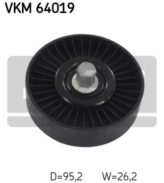 SKF VKM 64019 НАПРАВЛЯЮЩИЙ РОЛИК HYUNDAI