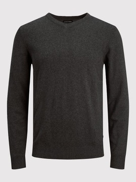 Jack&Jones Sweter Emil 12208365 Szary Regular Fit