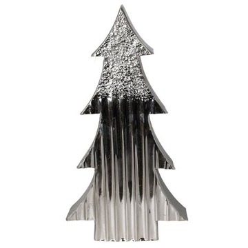 FIGURKA CHOINKA METALOWA DEKORACJA ŚWIĄTECZNA NA PREZENT POD CHOINKĘ L