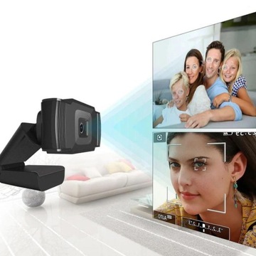 ВЕБ-КАМЕРА ДЛЯ КОМПЬЮТЕРА USB ЧЕРНАЯ FULL HD 1080P МИКРОФОН