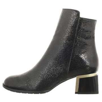 Buty Botki Venezia Czarne Lakierowane 0085423R