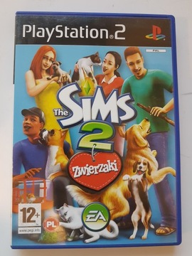 THE SIMS 2 ZWIERZAKI / PO POLSKU / KOMPLET / PS2 /