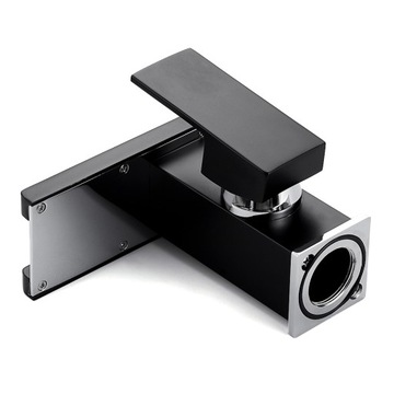 СВЕТОДИОДНЫЙ Смеситель ДЛЯ УМЫВАЛЬНИКА КАСКАД ВОДОПАД ЧЕРНЫЙ ИНТЕЛЛЕКТУАЛЬНЫЙ