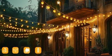 СОЛНЕЧНЫЕ СОЛНЕЧНЫЕ ЛАМПЫ ДЛЯ САДОВ, 9,5 М, 50LED