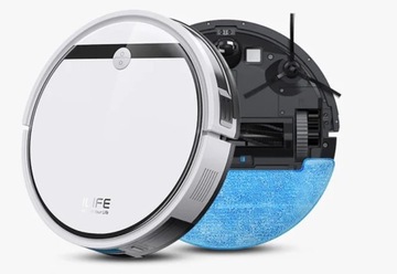 Комбинированный робот-пылесос и швабра ILIFE V3X, GOOGLE WiFi, моющая способность 3000 Па