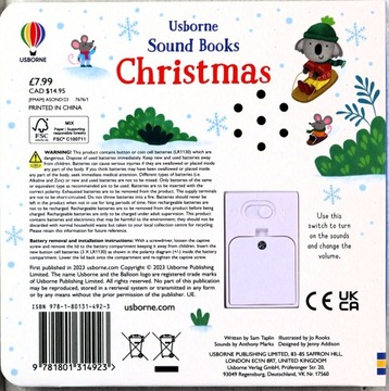 МАЛЕНЬКАЯ РОЖДЕСТВЕНСКАЯ ЗВУКОВАЯ КНИГА - Сэм Тэплин [КНИГА]