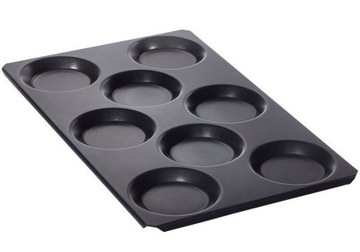 BLACHA GN 1/1 DO JAJ MUFFINEK 8 WGŁĘBIEŃ NON STICK MULTIBAKER SZRON