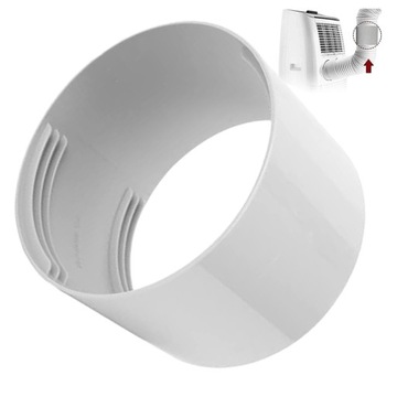 Соединитель выхлопной трубы 130 мм для мобильного кондиционера