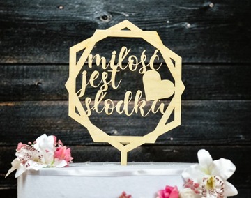 Топпер TŚD-30-Love is Sweet Свадьба Свадьба