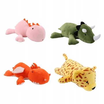 38/60cm Pink Dinosaur Weighted Plush Toy Soft
