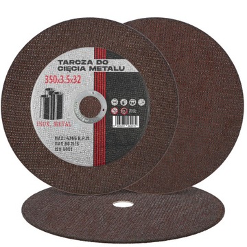 TARCZA CIĘCIA METALU 350 INOX STALI NIERDZEWNEJ ALUMINIUM BLACHY MOCNA