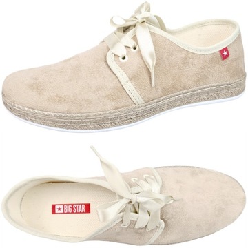 Espadryle damskie Big Star sznurowane FF276048 39