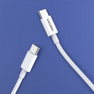 Кабель FAST 3А, 100 Вт, 25 см USB-C ТИП C-USB-C ТИП C