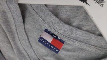 71. TOMMY HILFIGER szara koszulka t-shirt r 38