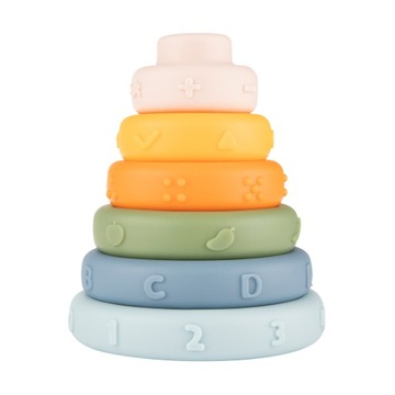 CANPOL SENSORYCZNA UKŁADANKA PIRAMIDKA 79/103