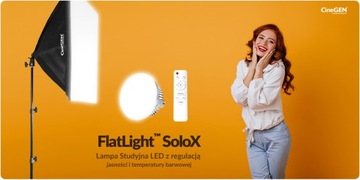 Lampa SOFTBOX 40x40 cm ŻARÓWKA 85W LED STATYW