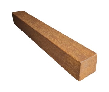 Belka Rustykalna Modern, Belka dekoracyjna 12x12 cm długość 2m - kolor dąb