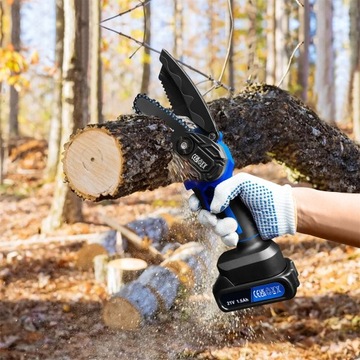 АККУМУЛЯТОРНАЯ ЦЕПНАЯ ПИЛА 2X 21 В 1500 мАч АККУМУЛЯТОР 4 ДЮЙМА 5 М/С 880 Вт