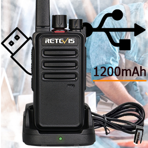 Retevis RT668 Walkie Talkie z Ładowarką 5-Portową