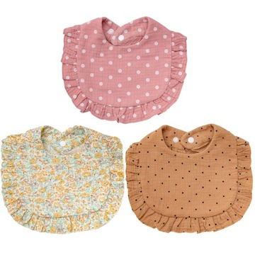 3 sztuki śliniaczków dla niemowląt Drool Bandana dla niemowląt Drool Bib Ba