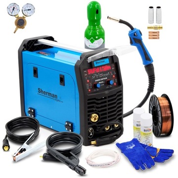 Zestaw SHERMAN DIGIMIG 200 PULSE TIG MMA 230V