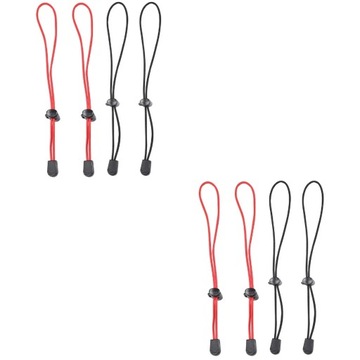 Czarne opaski kablowe BUNGEE CORD 8 SZT