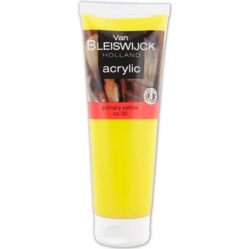 FARBA AKRYLOWA ŻÓŁTA 250 ml tubka Van Bleiswijck