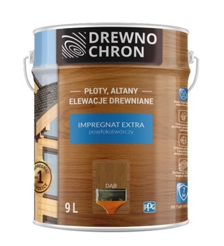 ЗАЩИТА ДЛЯ ДЕРЕВА ЭКСТРА 9Л ДУБ + ЩЕТКА