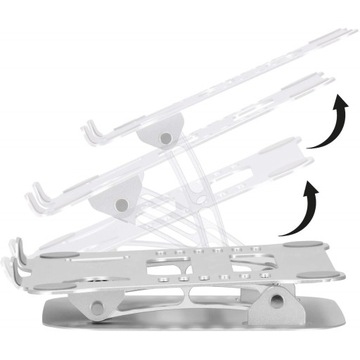 СКЛАДНАЯ ОХЛАЖДАЮЩАЯ ПОДСТАВКА ДЛЯ НОУТБУКА РЕГУЛИРУЕМАЯ МЕТАЛЛИЧЕСКАЯ СКЛАДНАЯ ПОДСТАВКА