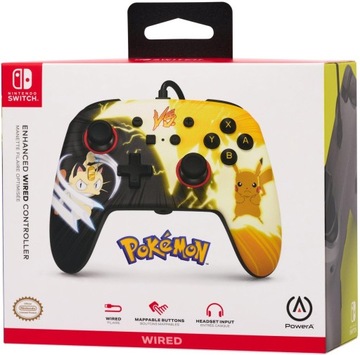 PowerA SWITCH Pad для Pokemon Pikachu vs. Мяут