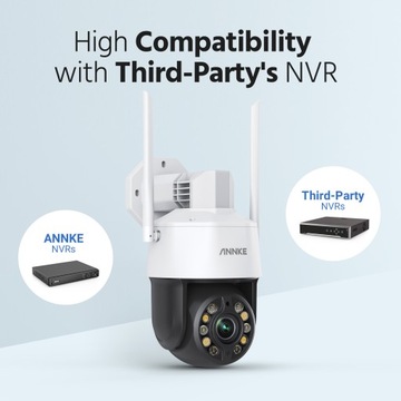ANNKE WZ500 5MP Wi-Fi PTZ-камера безопасности