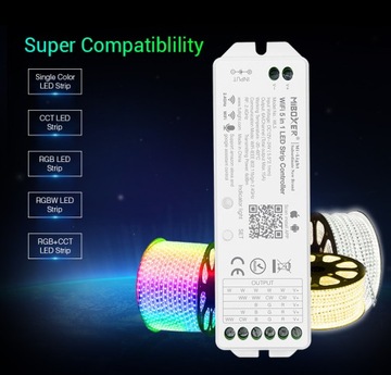 СВЕТОДИОДНЫЙ КОНТРОЛЛЕР 5IN1 WI-FI WL5 MILIGHT MIBOXER