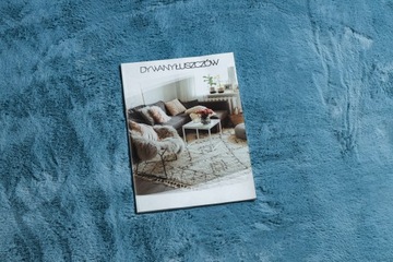 Ковер POSH BATHROOM, круг 60 см, синий #C356