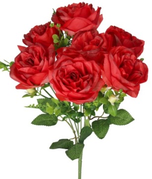 ИСКУССТВЕННЫЕ ЦВЕТЫ КАК ЖИВЫЕ РАСТЕНИЯ РОЗА БУКЕТ РОЗ