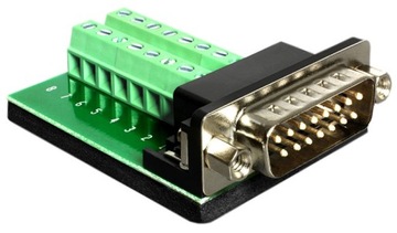 Przejście - Adapter D-Sub 15 wt - Terminal 16 pin