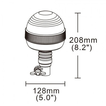 COOSTER LED FLEX СИГНАЛЬНАЯ ЛАМПА PIN 12V 24V