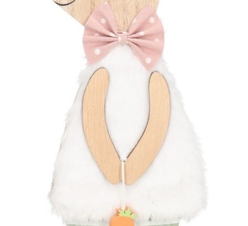 БОЛЬШАЯ ДЕРЕВЯННАЯ ФИГУРКА ПАСХАЛЬНОГО ЗАЙЧИКА