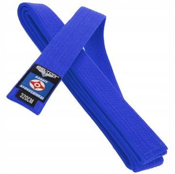 BELTOR NIEBIESKI PAS DO KIMONO KIMONA KARATE KYOKUSHINKAI AOI OBI 320 cm