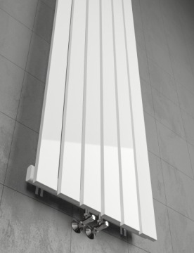 ВЕРТИКАЛЬНЫЙ ДЕКОРАТИВНЫЙ РАДИАТОР - R 120/45, БЕЛАЯ ПОЛОВИНКА