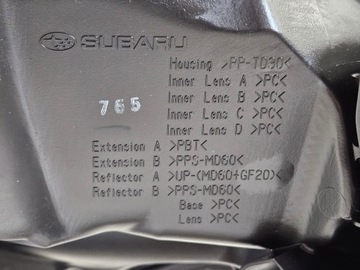 NOVÁ LEVÝ SVĚTLO PŘEDNÍ SUBARU FORESTER OUTBACK V LEGACY VI FULL LED EVROPA