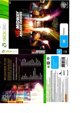 XBOX 360 MIDWAY ARCADE ORIGINS