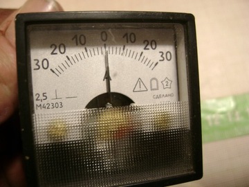 AMPER METER 30A небольшой индикатор MIL