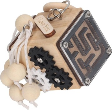 Кубик для манипуляций МОНТЕССОРИ, доска для сенсорных манипуляций с непоседами.