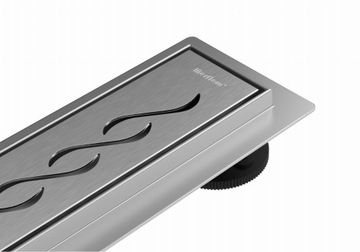 Odpływ liniowy Merflow ruszt perforowany fala 700mm