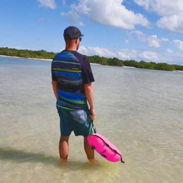 НАДУВНАЯ КОНСТРУКЦИЯ ДЛЯ ПЛАВАНИЯ БУЙ С РУЧКАМИ