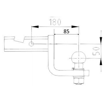 Hak Holowniczy USA 52x52mm Redukcja Luzów do Toyota RAV4 V 2018–