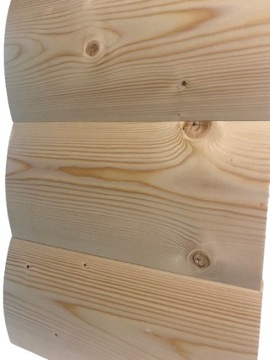 Потолок из ели, фасад, обшивка 21x146 PÓŁBAL AB 4,2/5,1 м