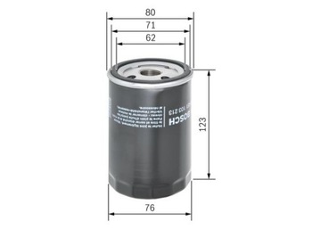 BOSCH FILTR OLEJE PORSCHE